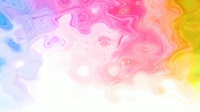 Abstract liquid background animated .Abstract fluid waves motion background.