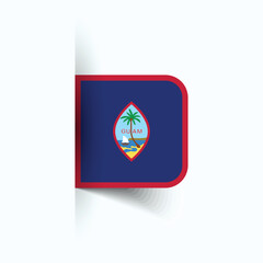 Guam national flag, Guam National Day, EPS10. Guam flag vector icon