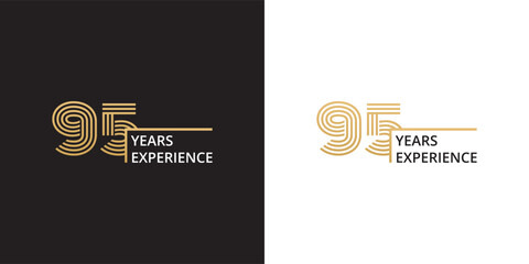 95 years experience banner