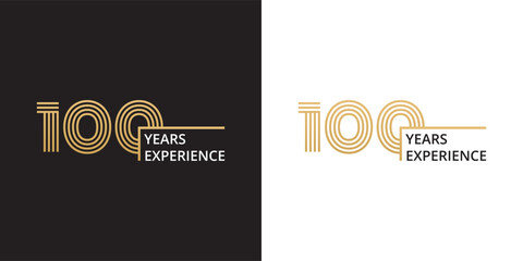 100 years experience banner