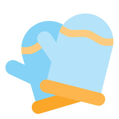  Mittens, Snow, Winter, Glove, Cold Icon, Filled Line style icon vector illustration, Suitable for website, mobile app, print, presentation, infographic and any other project.