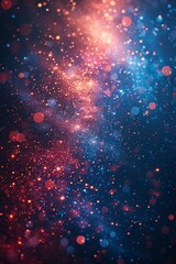 Galaxy Glow: A Celestial Splash of Color and Light Generative AI