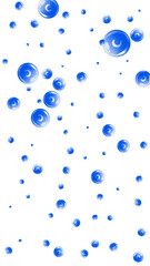 Vitamin C round capsules scattered randomly.