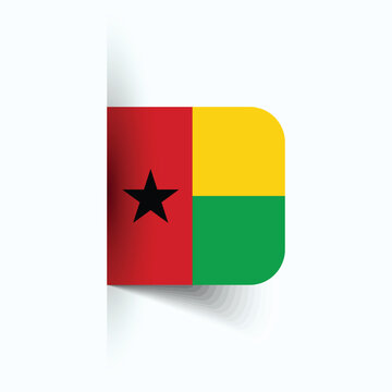 Guinea Bissau national flag, Guinea Bissau National Day, EPS10. Guinea Bissau flag vector icon