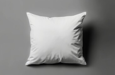 Pillow mockup in front view. Design element for spa, brands, salons