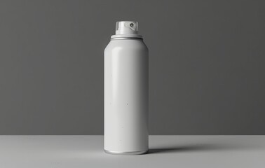 Spray Paint Mockup isolated on gray background