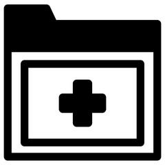 Icon archive report Single icon graphic design