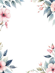floral-frame-captured-in-watercolor-illustration-minimalist-style-absent-background-trending