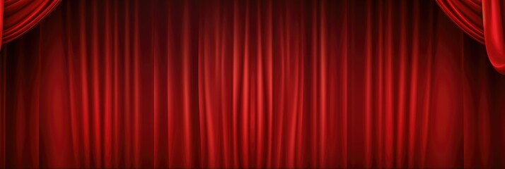 Theatrical Red Curtains