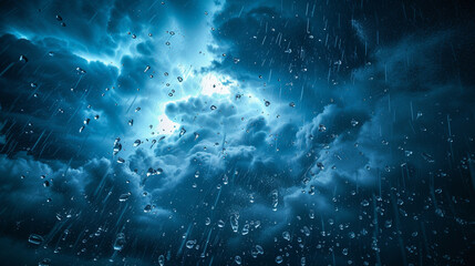 Photographs of all weather events (snow, rain, storm, flood, wind, heat, lightning, etc.) - obrazy, fototapety, plakaty