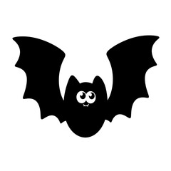 Flying bat Icon.