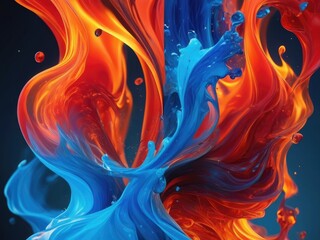 Chromatic Collision: Unleash the Power of Opposites with Fire-Reds and Ice-Blues