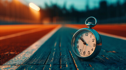 whistle with a stopwatch