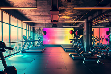 A Fully Equipped Gym With a Wide Variety of Exercise Equipment for All Your Fitness Needs