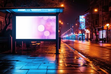 Billboard for Advertisement. Generative AI