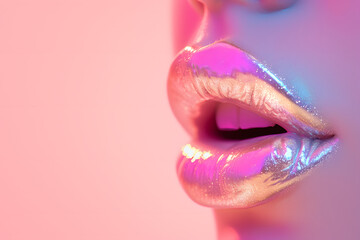 Luminous Lip Gloss Beauty Close-up