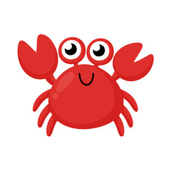 Crab cartoon Icon.