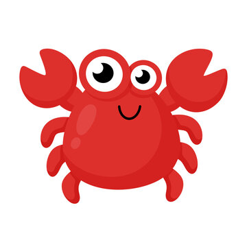 Crab cartoon Icon.