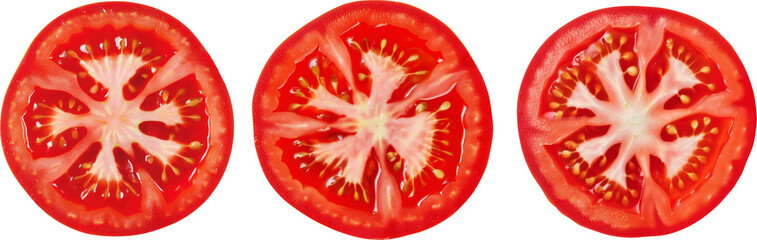 Tomato slice transparent background PNG clipart © Chrixxi