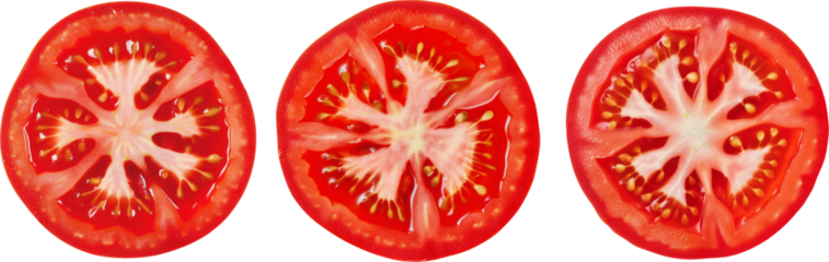 Tomato slice transparent background PNG clipart