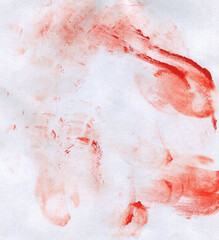 Abstract Hand-painted Art Background. Colorful Watercolor Bright Drawing on a Paper Image.