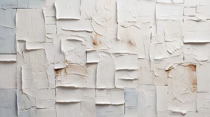 Abstract white background with textures and reliefs - obrazy, fototapety, plakaty