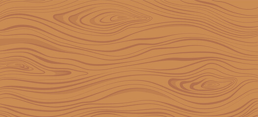 Wood texture. Brown wooden plank, cutting board, floor or table surface. Striped fiber textured background. Retro tree surface pattern