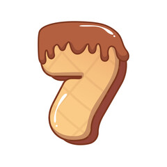 3D Chocolatte Ice Cream Number 7