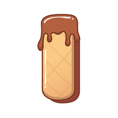 Chocolatte Ice Cream Alphabet 3D I