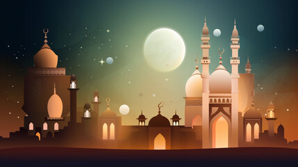 Ramadan Mubarak illustration