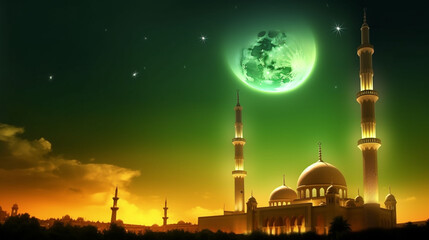 Ramadan Mubarak illustration