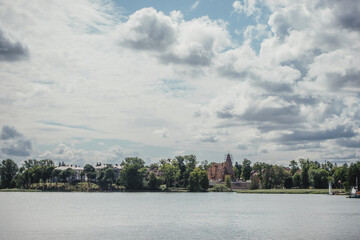 panorama of the city of Olecko