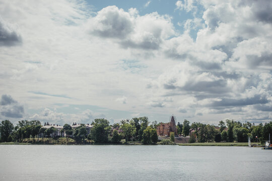panorama of the city of Olecko
