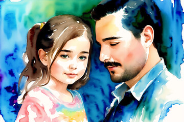 Honoring Fatherhood. Celebrating Father's Day. Generative AI