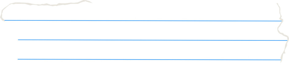 Obraz premium Striped torn paper piece. Element for collage.