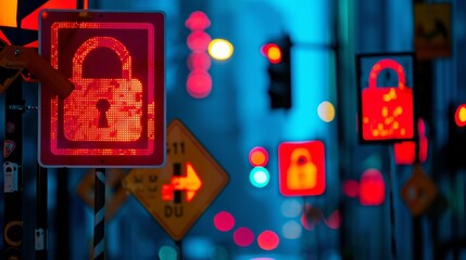 Guardian Network: Security Signs Strengthening Against the Lock Symbol