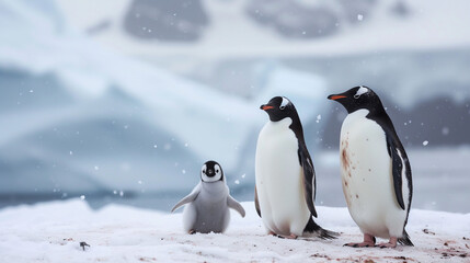 Obraz premium Penguins. 