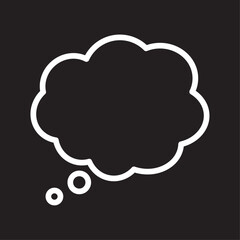 vector empty comic bubble