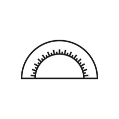 ruler icon vector