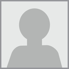 Avatar profile picture icon on gray background. Flat design style. resources graphic element design. Vector illustration