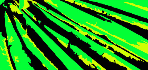 green yellow cyberpunk abstract background with stripes