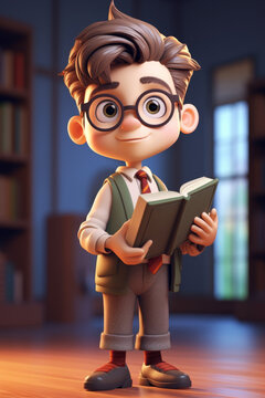 Student Life: 3D Academic Character