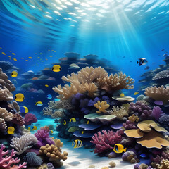 Coral reef, ai-generatet