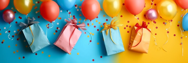 Design vibrant and festive birthday party giveaway bags