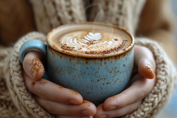 Coffee and Chocolate Lovers Unite: A Sweet and Spicy Mug Generative AI