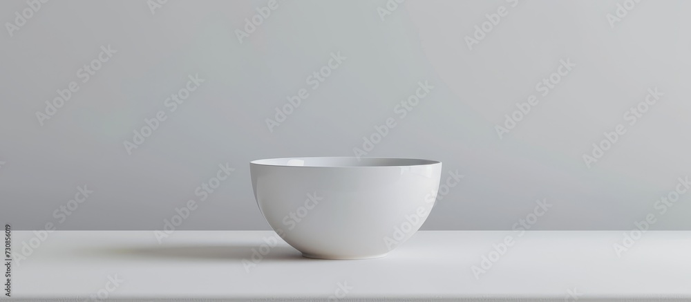Aufkleber a white coffee cup is placed on a white table, creating a harmonious table setting with matching tab