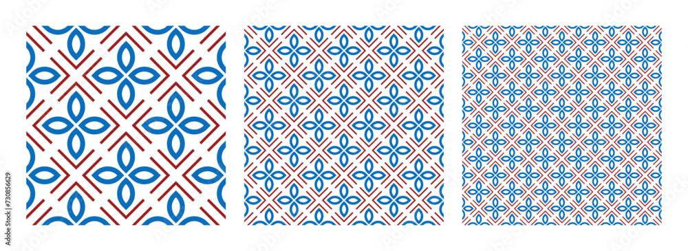 Poster seamless geometric pattern, abstract pattern vector decorative graphic design wallpaper background f