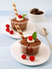 Chocolate mousse.