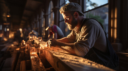Elegant Couples in a Vintage Restaurant: Icons of Beauty and Fashio, generative AI