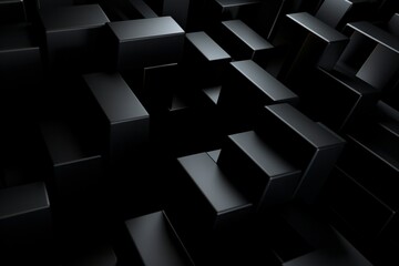 Abstract 3d black background